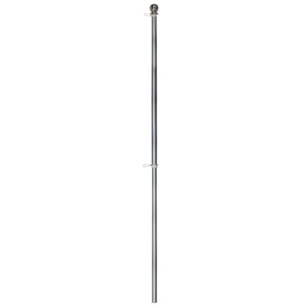 Valley Flag Pole, 1 in Dia, Aluminum 29407TANGLE Zoro